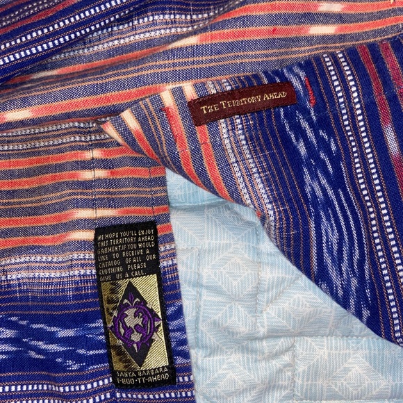 The Territory Ahead Short Sleeve Casual Button Up Men’s Size L - Picture 5 of 5